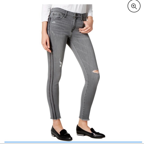 FLYING MONKEY GREY SKINNY JEANS - Picture 1 of 7
